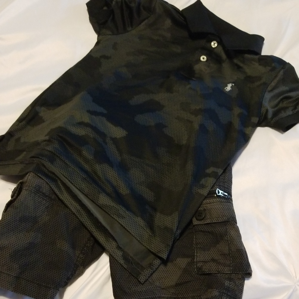 Army Fatigue Short Set